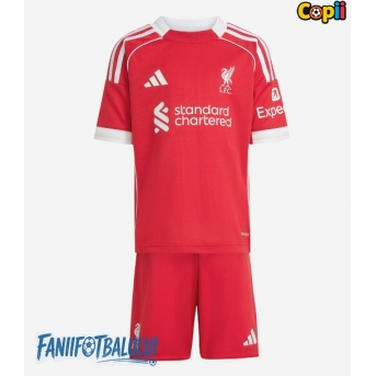 Liverpool Echipament de Fotbal Replică 2025-26 Copii Acasa (+ Șorturi)